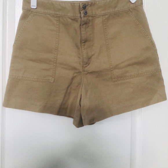 GAP Mom Shorts. High waist Khaki shorts for women, Sizes 14, NWOT. - Picture 8 of 13